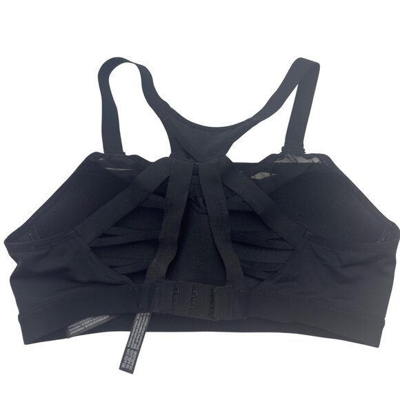 Victoria Sport Black Adjustable Back Lightweight Padded Strappy Sports Bra 34B - Picture 3 of 7